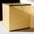 St�nidlo hranol / materi�l pergamen / 15x15x16 cm